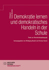 Buchcover Demokratie lernen und demokratisches Handeln in der Schule