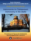 Buchcover Astronomie im Ostseeraum - Astronomy in the Baltic.