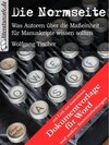 Buchcover Die Normseite (mit Dokumentvorlage)