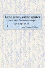 Buchcover Lebe jetzt, zahle später