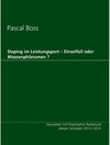 Buchcover Doping im Leistungsport - Einzelfall oder Massenphänomen ?