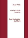 Buchcover Lord Arthur Saviles Verbrechen