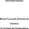 Buchcover Michel Foucaults Ästhetik der Existenz im Kontext der Postmoderne