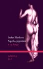 Buchcover Sappho, gegendert