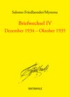 Buchcover Briefwechsel IV