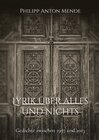 Buchcover Lyrik über alles und nichts