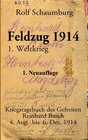Buchcover Feldzug 1914
