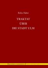 Buchcover Traktat über die Stadt Ulm