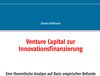 Buchcover Venture Capital zur Innovationsfinanzierung