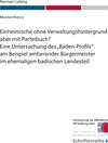 Buchcover Einheimische ohne Verwaltungshintergrund aber mit Parteibuch?