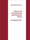 Buchcover Tribut an die Sinnlichkeit des geschriebenen Wortes