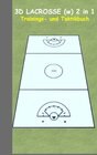 3D Lacrosse (Damen) 2 in 1 Taktikboard und Trainingsbuch width=