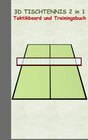 Buchcover 3D Tischtennis 2 in 1 Taktikboard und Trainingsbuch
