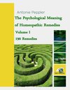Buchcover The Psychological Meaning of Homeopathic Remedies