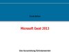 Buchcover Microsoft Excel 2013