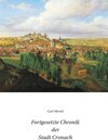 Buchcover Fortgesetzte Chronik der Stadt Cronach