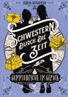 Buchcover Schwestern durch die Zeit - Gummifrösche im Gepäck