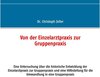 Buchcover Von der Einzelarztpraxis zur Gruppenpraxis