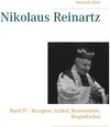 Buchcover Nikolaus Reinartz
