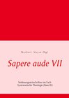 Buchcover Sapere aude VII