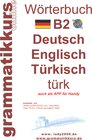 Buchcover Wörterbuch B2 Deutsch - Englisch - Türkisch