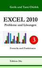 Buchcover Excel 2010. Probleme und Lösungen. Band 3