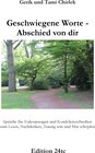 Buchcover Geschwiegene Worte - Abschied von dir