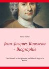 Buchcover Jean-Jacques Rousseau - Biographie