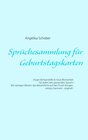Buchcover Sprüchesammlung für Geburtstagskarten