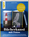 Buchcover Motivblock - Bücherkunst mit Fotos. In Streifen geschnittene Fotos in ein Buch geklebt ergeben ein beeindruckendes Bild