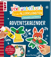 Buchcover Das Adventskalender-Verbastelbuch für die Allerkleinsten. Schneiden und Kleben. Türkranz