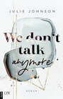 Buchcover We don’t talk anymore