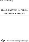 Buchcover Italo Calvino in Paris -  Eremita a Parigi