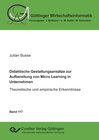 Buchcover Didaktische Gestaltungsansätze zur Aufbereitung von Micro Learning in Unternehmen (Band 117)
