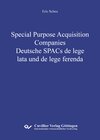 Buchcover Special Purpose Acquisition Companies - Deutsche SPACs de lege lata und de lege ferenda