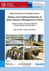 Buchcover Modern and Traditional Methods of Water Resource Management in Africa