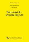 Buchcover Toleranzkritik – kritische Toleranz