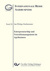 Buchcover Entrepreneurship und Vertriebsmanagement im Agribusiness