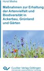 Buchcover Maßnahmen zur Erhaltung der Artenvielfalt und Biodiversität in Ackerbau, Grünland und Gärten