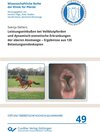 Buchcover Leistungseinbußen bei Vollblutpferden und dynamisch-stenotische Erkrankungen der oberen Atemwege