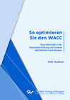 Buchcover So optimieren Sie den WACC