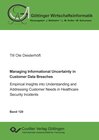Buchcover Managing Informational Uncertainty in Customer Data Breaches