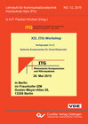 Buchcover XII. ITG-Workshop Fachgruppe 5.3.2 Optische Komponenten für Cloud-Datacenter