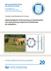 Buchcover Epidemiologische Untersuchung zur Seroprävalenz von nicht-primaten Hepacivirus-Infektionen bei Vollblütern