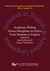 Buchcover Academic Writing and Research across Disciplines in Africa