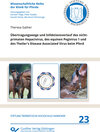 Buchcover Übertragungswege und Infektionsverlauf des nicht-primaten Hepacivirus, des equinen Pegivirus 1 und des Theiler’s Disease
