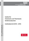 Buchcover Institut für Chemische und Thermische Verfahrenstechnik (Band 26)