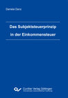 Buchcover Das Subjektsteuerprinzip in der Einkommensteuer