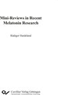 Buchcover Mini-Reviews in Recent Melatonin Research