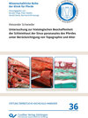 Buchcover Untersuchung zur histologischen Beschaffenheit der Schleimhaut der Sinus paranasales des Pferdes unter Berücksichtigung 
